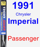 Passenger Wiper Blade for 1991 Chrysler Imperial - Vision Saver