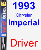 Driver Wiper Blade for 1993 Chrysler Imperial - Vision Saver