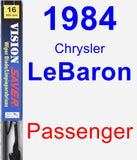 Passenger Wiper Blade for 1984 Chrysler LeBaron - Vision Saver