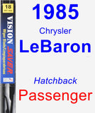 Passenger Wiper Blade for 1985 Chrysler LeBaron - Vision Saver