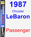 Passenger Wiper Blade for 1987 Chrysler LeBaron - Vision Saver