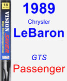 Passenger Wiper Blade for 1989 Chrysler LeBaron - Vision Saver