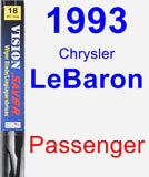 Passenger Wiper Blade for 1993 Chrysler LeBaron - Vision Saver