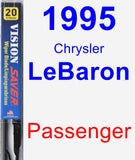 Passenger Wiper Blade for 1995 Chrysler LeBaron - Vision Saver