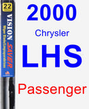 Passenger Wiper Blade for 2000 Chrysler LHS - Vision Saver