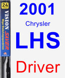 Driver Wiper Blade for 2001 Chrysler LHS - Vision Saver