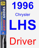 Driver Wiper Blade for 1996 Chrysler LHS - Vision Saver
