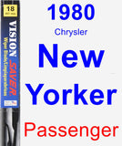 Passenger Wiper Blade for 1980 Chrysler New Yorker - Vision Saver