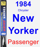 Passenger Wiper Blade for 1984 Chrysler New Yorker - Vision Saver