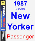 Passenger Wiper Blade for 1987 Chrysler New Yorker - Vision Saver