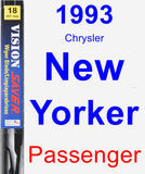 Passenger Wiper Blade for 1993 Chrysler New Yorker - Vision Saver