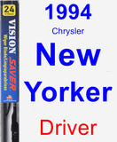 Driver Wiper Blade for 1994 Chrysler New Yorker - Vision Saver