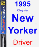 Driver Wiper Blade for 1995 Chrysler New Yorker - Vision Saver