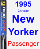 Passenger Wiper Blade for 1995 Chrysler New Yorker - Vision Saver