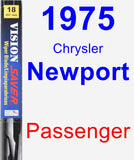 Passenger Wiper Blade for 1975 Chrysler Newport - Vision Saver