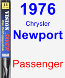 Passenger Wiper Blade for 1976 Chrysler Newport - Vision Saver