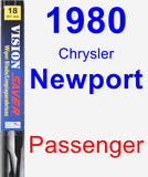 Passenger Wiper Blade for 1980 Chrysler Newport - Vision Saver