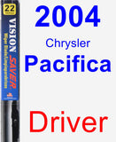 Driver Wiper Blade for 2004 Chrysler Pacifica - Vision Saver