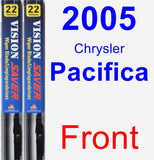 Front Wiper Blade Pack for 2005 Chrysler Pacifica - Vision Saver