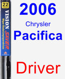 Driver Wiper Blade for 2006 Chrysler Pacifica - Vision Saver