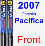 Front Wiper Blade Pack for 2007 Chrysler Pacifica - Vision Saver