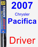 Driver Wiper Blade for 2007 Chrysler Pacifica - Vision Saver