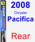 Rear Wiper Blade for 2008 Chrysler Pacifica - Vision Saver