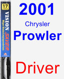 Driver Wiper Blade for 2001 Chrysler Prowler - Vision Saver