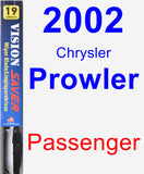 Passenger Wiper Blade for 2002 Chrysler Prowler - Vision Saver