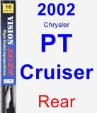 Rear Wiper Blade for 2002 Chrysler PT Cruiser - Vision Saver