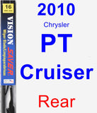 Rear Wiper Blade for 2010 Chrysler PT Cruiser - Vision Saver