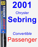 Passenger Wiper Blade for 2001 Chrysler Sebring - Vision Saver