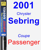 Passenger Wiper Blade for 2001 Chrysler Sebring - Vision Saver