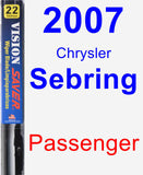 Passenger Wiper Blade for 2007 Chrysler Sebring - Vision Saver