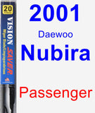 Passenger Wiper Blade for 2001 Daewoo Nubira - Vision Saver