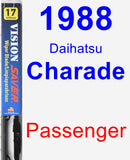 Passenger Wiper Blade for 1988 Daihatsu Charade - Vision Saver