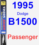 Passenger Wiper Blade for 1995 Dodge B1500 - Vision Saver