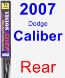 Rear Wiper Blade for 2007 Dodge Caliber - Vision Saver