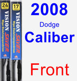 Front Wiper Blade Pack for 2008 Dodge Caliber - Vision Saver