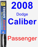 Passenger Wiper Blade for 2008 Dodge Caliber - Vision Saver