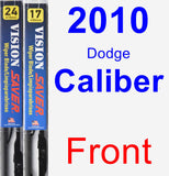 Front Wiper Blade Pack for 2010 Dodge Caliber - Vision Saver