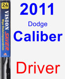 Driver Wiper Blade for 2011 Dodge Caliber - Vision Saver