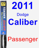 Passenger Wiper Blade for 2011 Dodge Caliber - Vision Saver