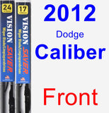 Front Wiper Blade Pack for 2012 Dodge Caliber - Vision Saver