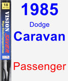 Passenger Wiper Blade for 1985 Dodge Caravan - Vision Saver