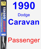 Passenger Wiper Blade for 1990 Dodge Caravan - Vision Saver