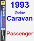 Passenger Wiper Blade for 1993 Dodge Caravan - Vision Saver