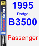 Passenger Wiper Blade for 1995 Dodge B3500 - Vision Saver
