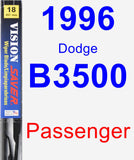 Passenger Wiper Blade for 1996 Dodge B3500 - Vision Saver