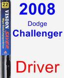 Driver Wiper Blade for 2008 Dodge Challenger - Vision Saver